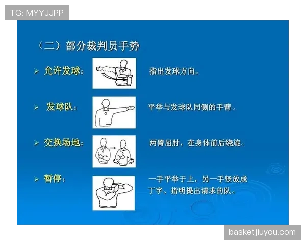新手裁判必看：一文读懂裁判手势规则全图解